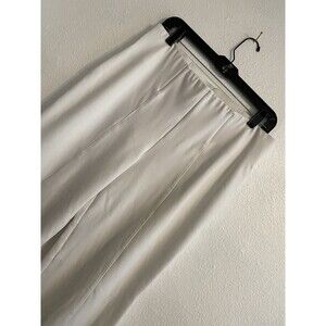 Investments L Slim Factor Straight Pants White, Ponte Knit, Tummy Control F-10